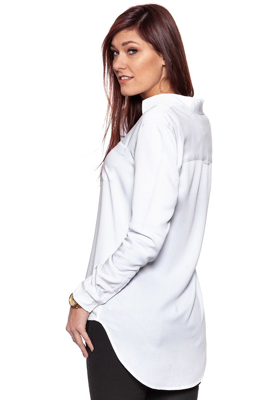 MUSTANG Long Blouse General White 1006539 2045