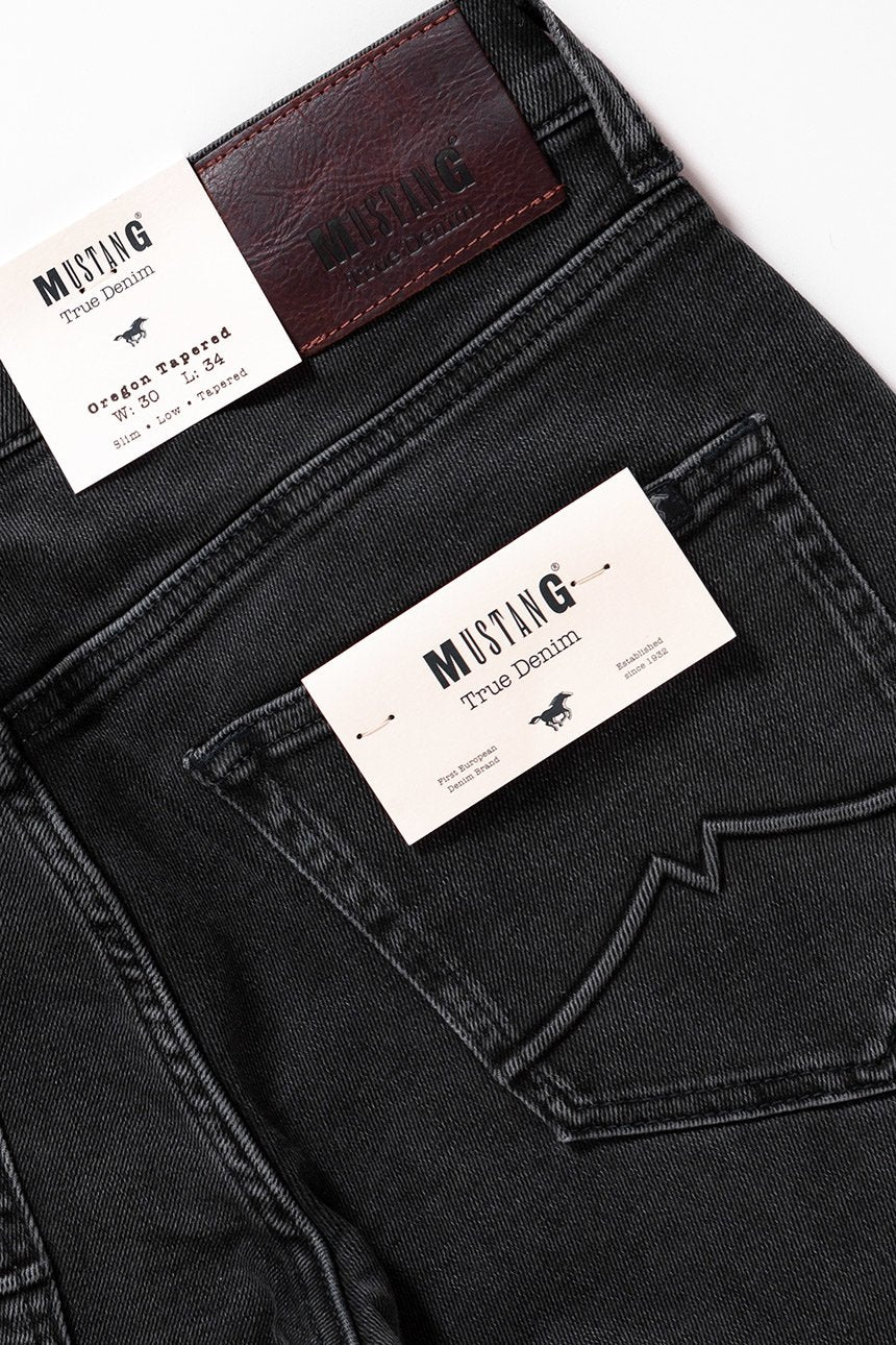 MUSTANG Oregon Tapered DENIM BLACK 1007203 4000 883