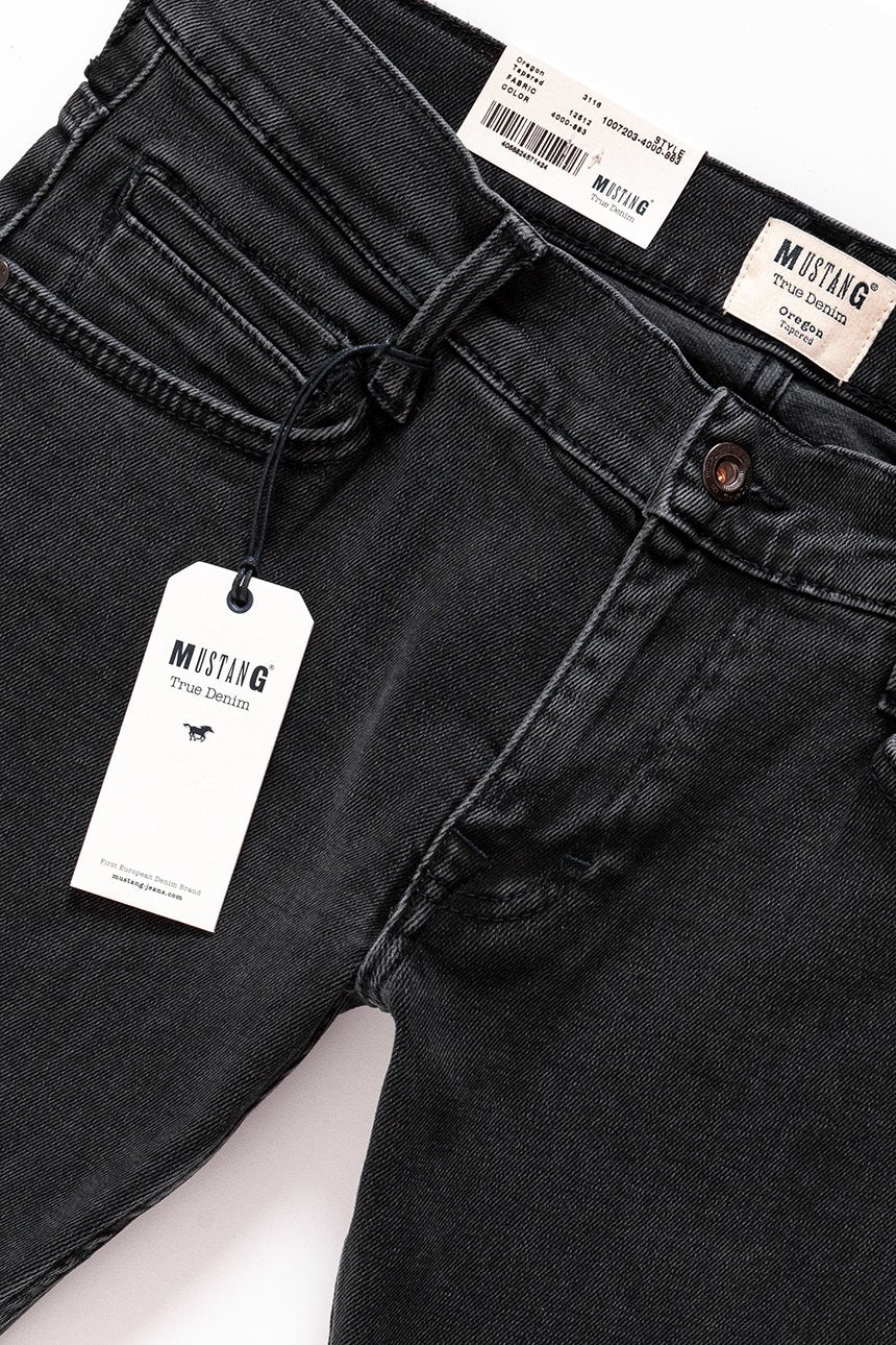 MUSTANG Oregon Tapered DENIM BLACK 1007203 4000 883