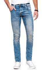 JEANSY MĘSKIE MUSTANG Chicago Tapered DENIM BLUE 1007219 5000 423