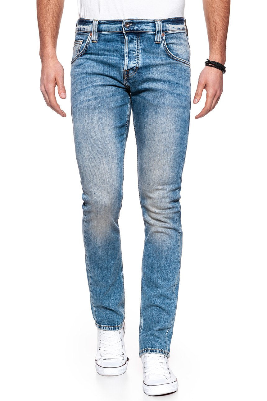 JEANSY MĘSKIE MUSTANG Chicago Tapered DENIM BLUE 1007219 5000 423