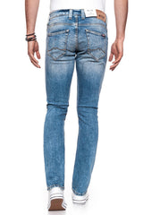 JEANSY MĘSKIE MUSTANG Chicago Tapered DENIM BLUE 1007219 5000 423