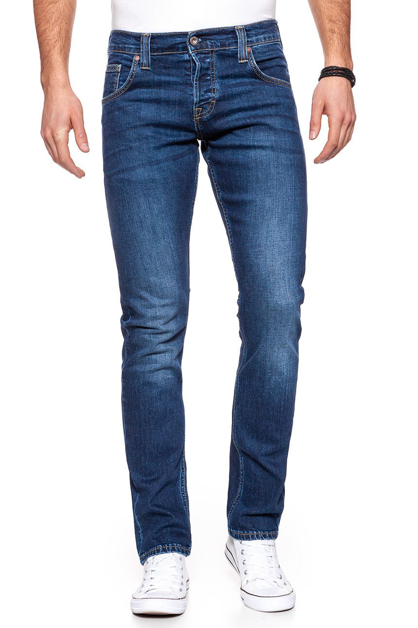 JEANSY MĘSKIE MUSTANG Chicago Tapered DENIM BLUE 1007219 5000 882