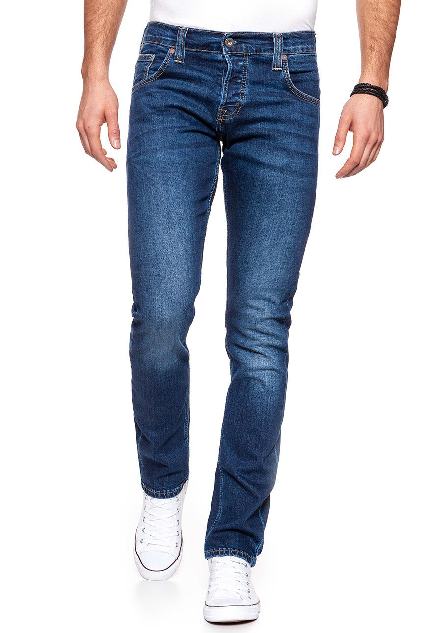 JEANSY MĘSKIE MUSTANG Chicago Tapered DENIM BLUE 1007219 5000 882