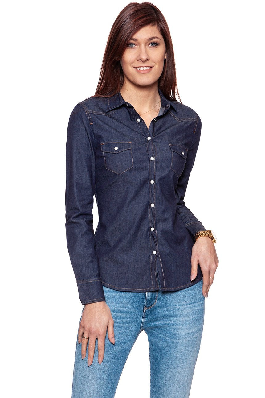 KOSZULA JEANSOWA DAMSKA MUSTANG Iconic Denim Blouse Rinse 4563 5768 096