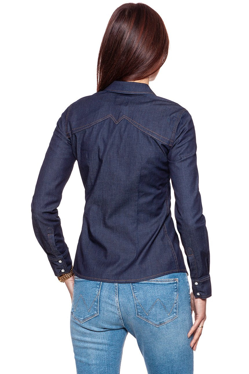 KOSZULA JEANSOWA DAMSKA MUSTANG Iconic Denim Blouse Rinse 4563 5768 096