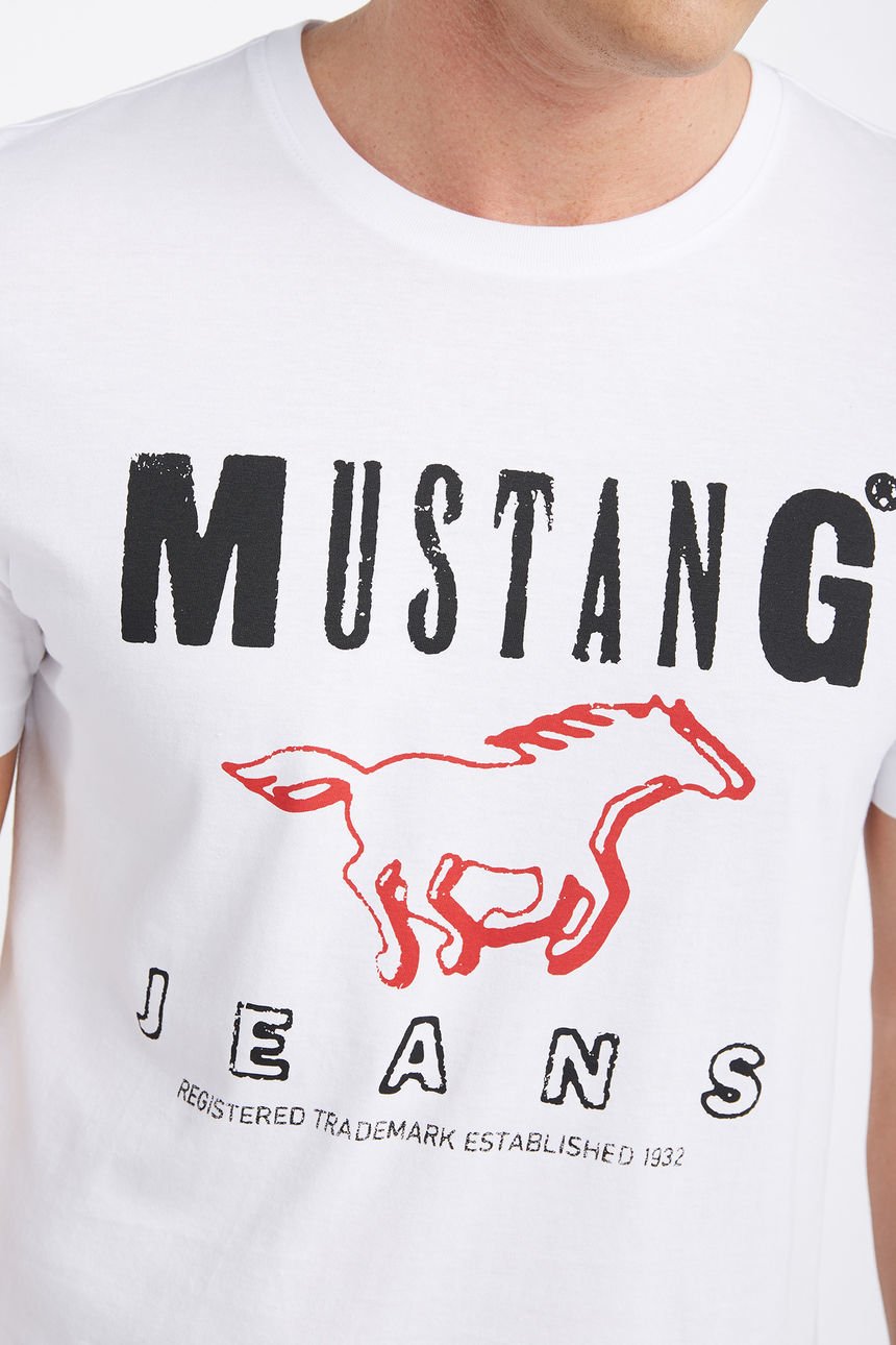 MUSTANG Logo Special Tee general White 1005873 2045      $