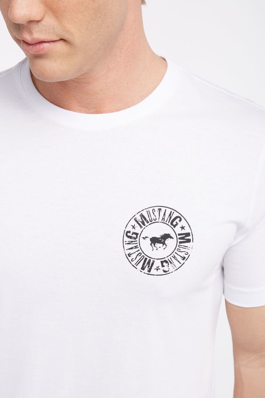 MUSTANG Logo Special Tee general White 1005874 2045      $