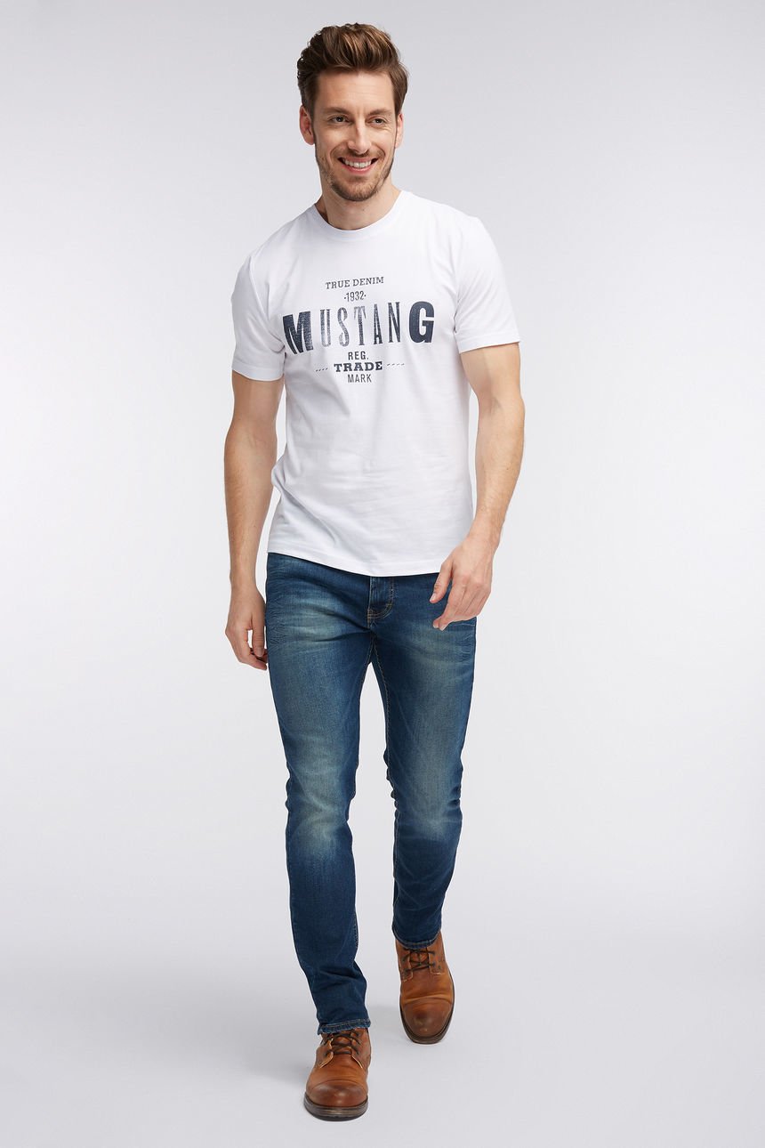 MUSTANG Logo Special Tee general White 1005882 2045      $