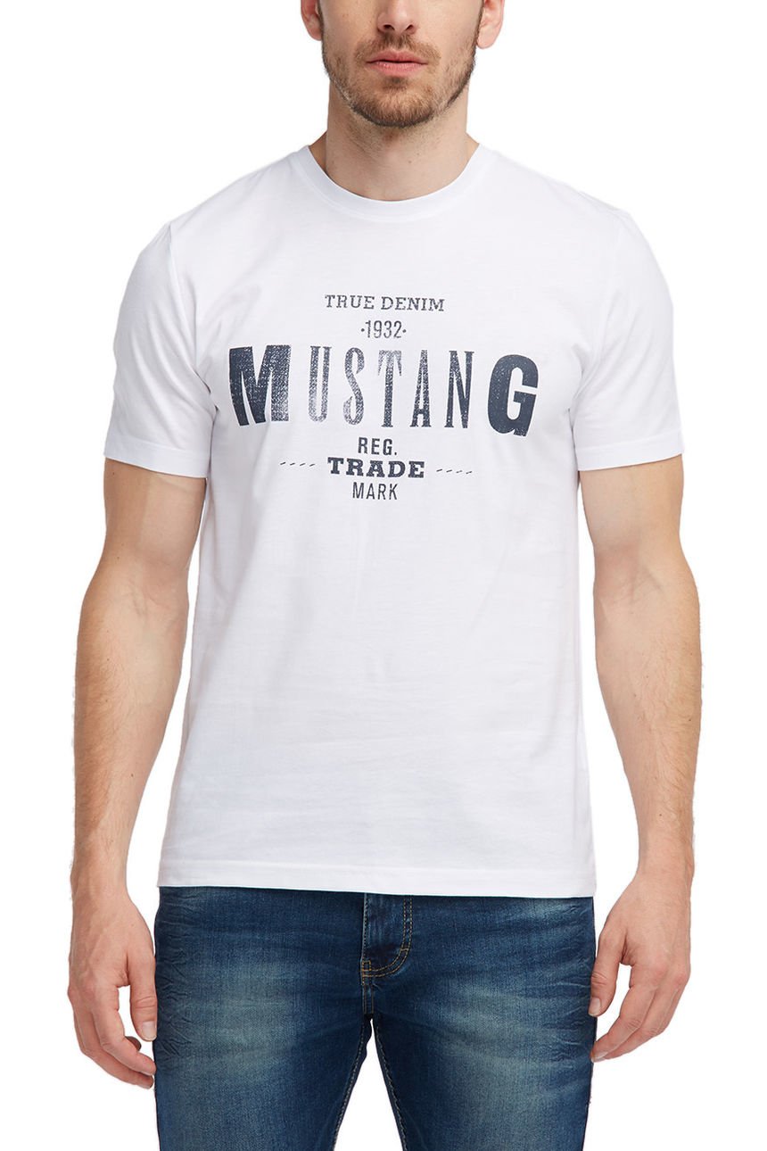 MUSTANG Logo Special Tee general White 1005882 2045      $