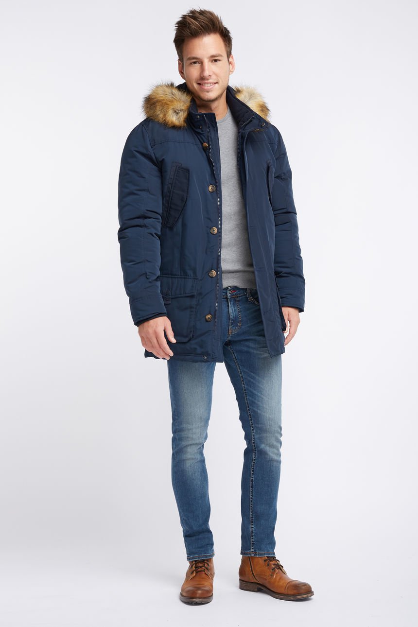 MĘSKA KURTKA ZIMOWA MUSTANG Padded Parka 1006055 4136