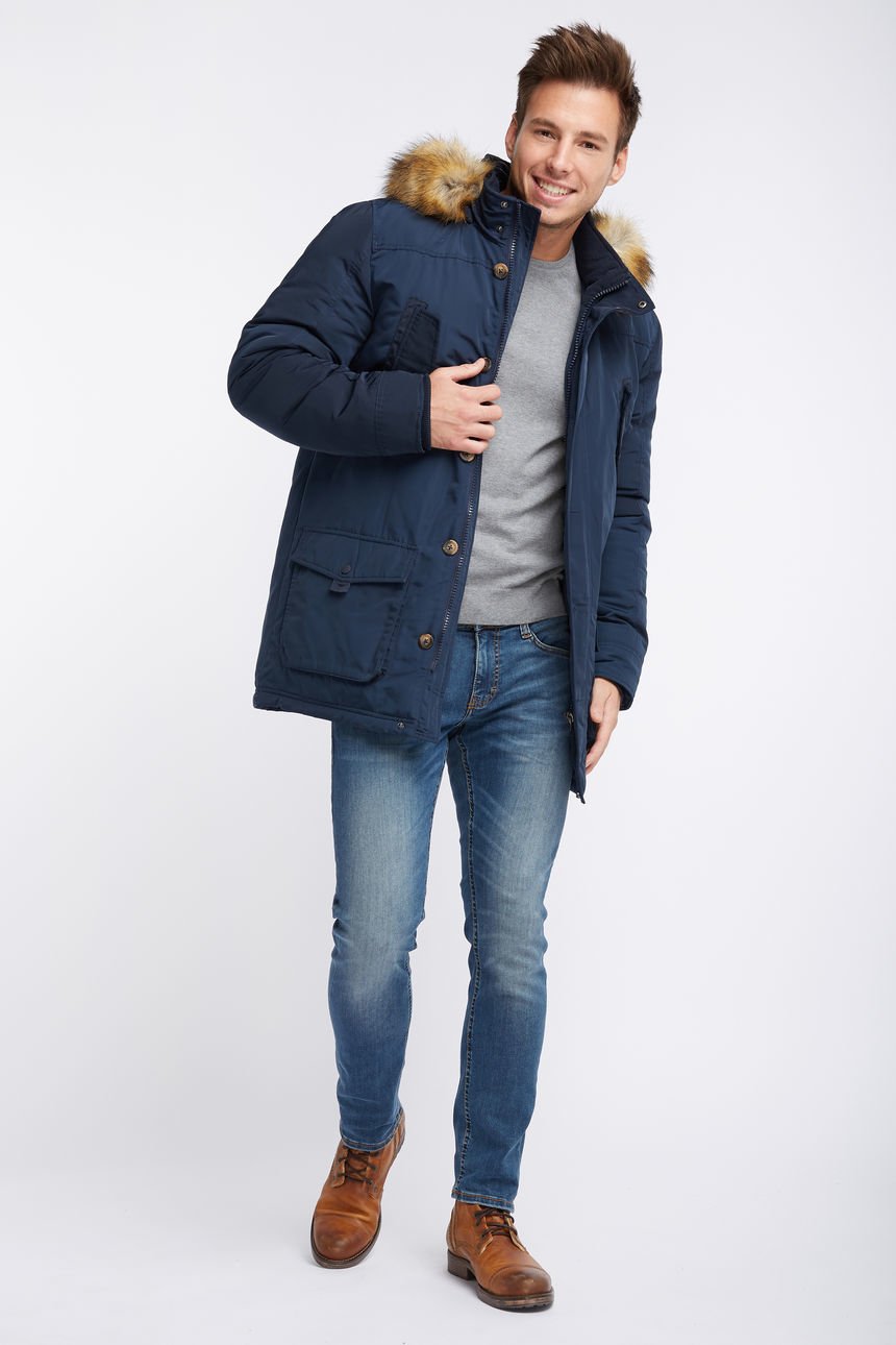 MĘSKA KURTKA ZIMOWA MUSTANG Padded Parka 1006055 4136