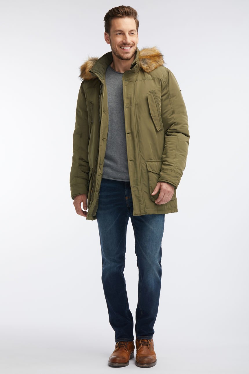 MUSTANG Padded Parka OLIVE NIGHT 1006055 6422      $