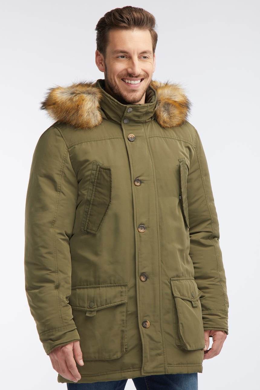 MUSTANG Padded Parka OLIVE NIGHT 1006055 6422      $