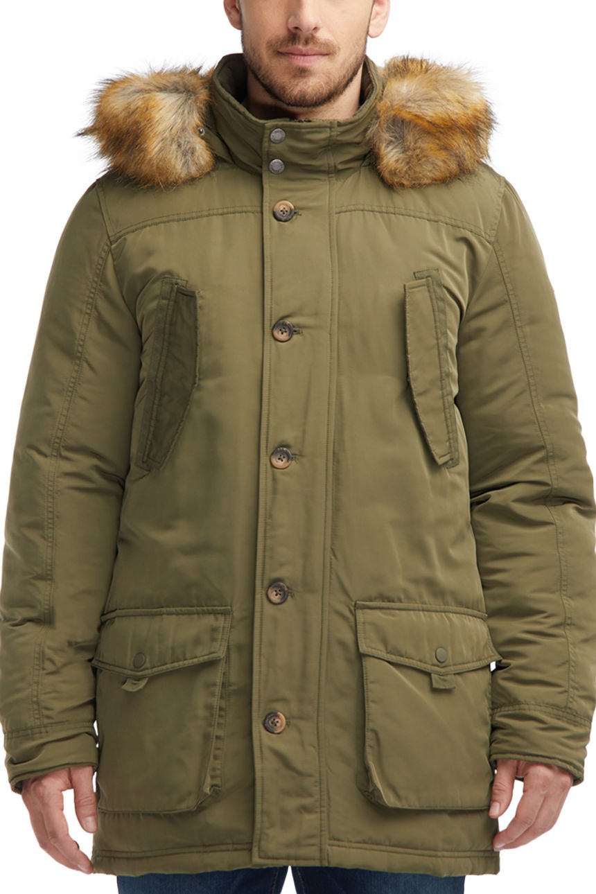 MUSTANG Padded Parka OLIVE NIGHT 1006055 6422      $