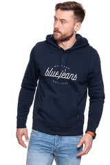 BLUZA MUSTANG MĘSKA Basic Hoodie DARK SAPPHIRE 1006433 4136