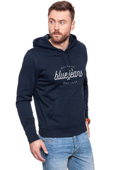 BLUZA MUSTANG MĘSKA Basic Hoodie DARK SAPPHIRE 1006433 4136