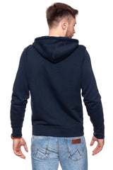 BLUZA MUSTANG MĘSKA Basic Hoodie DARK SAPPHIRE 1006433 4136