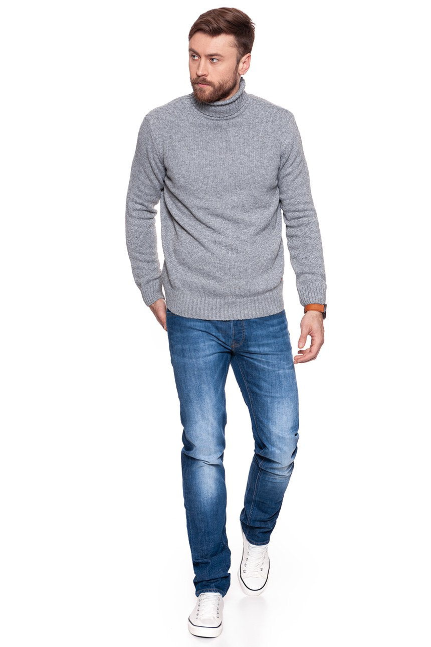 MUSTANG Cosy Turtleneck MID GREY MELANGE 1006555 4140