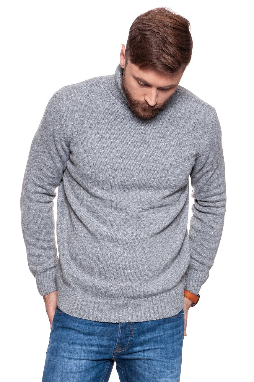 MUSTANG Cosy Turtleneck MID GREY MELANGE 1006555 4140