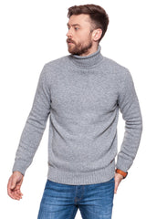 MUSTANG Cosy Turtleneck MID GREY MELANGE 1006555 4140