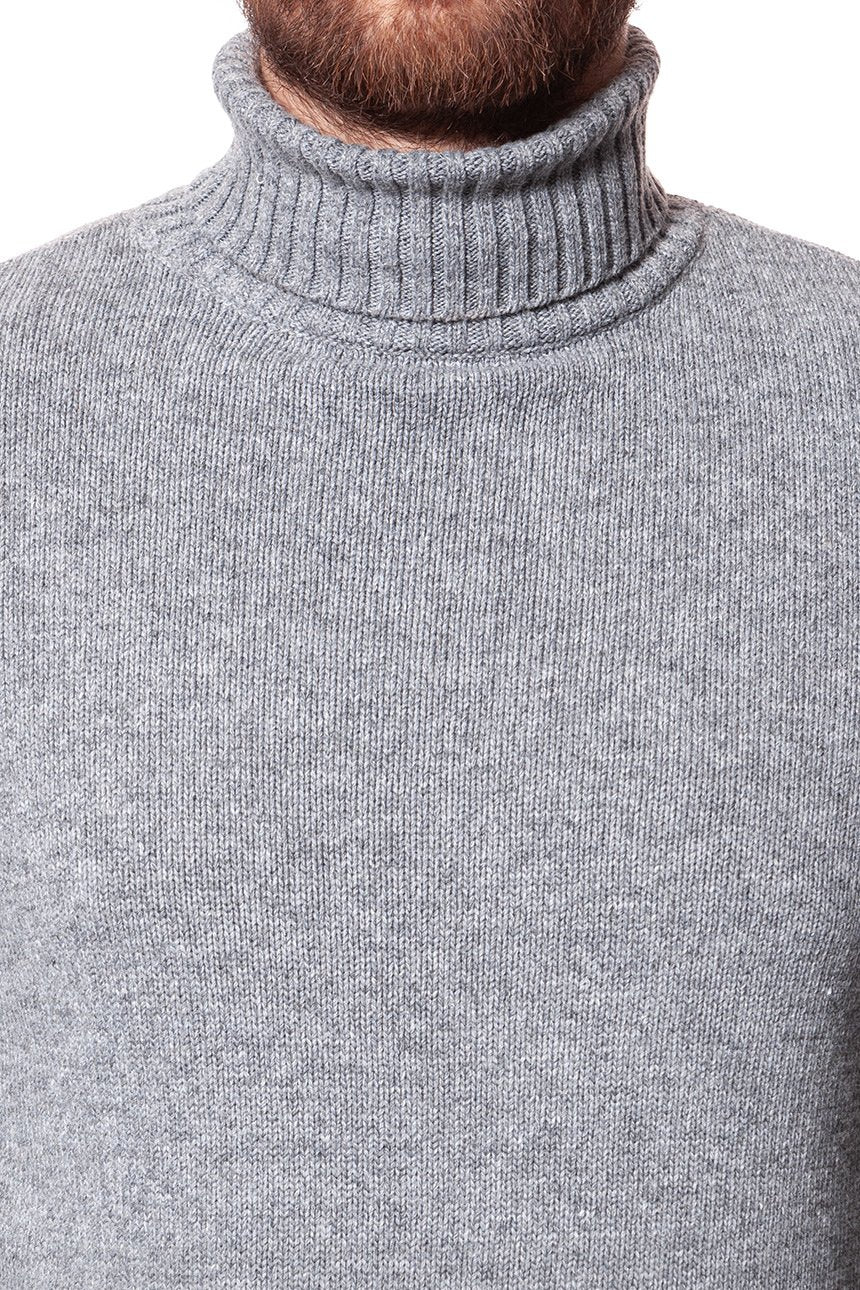 MUSTANG Cosy Turtleneck MID GREY MELANGE 1006555 4140