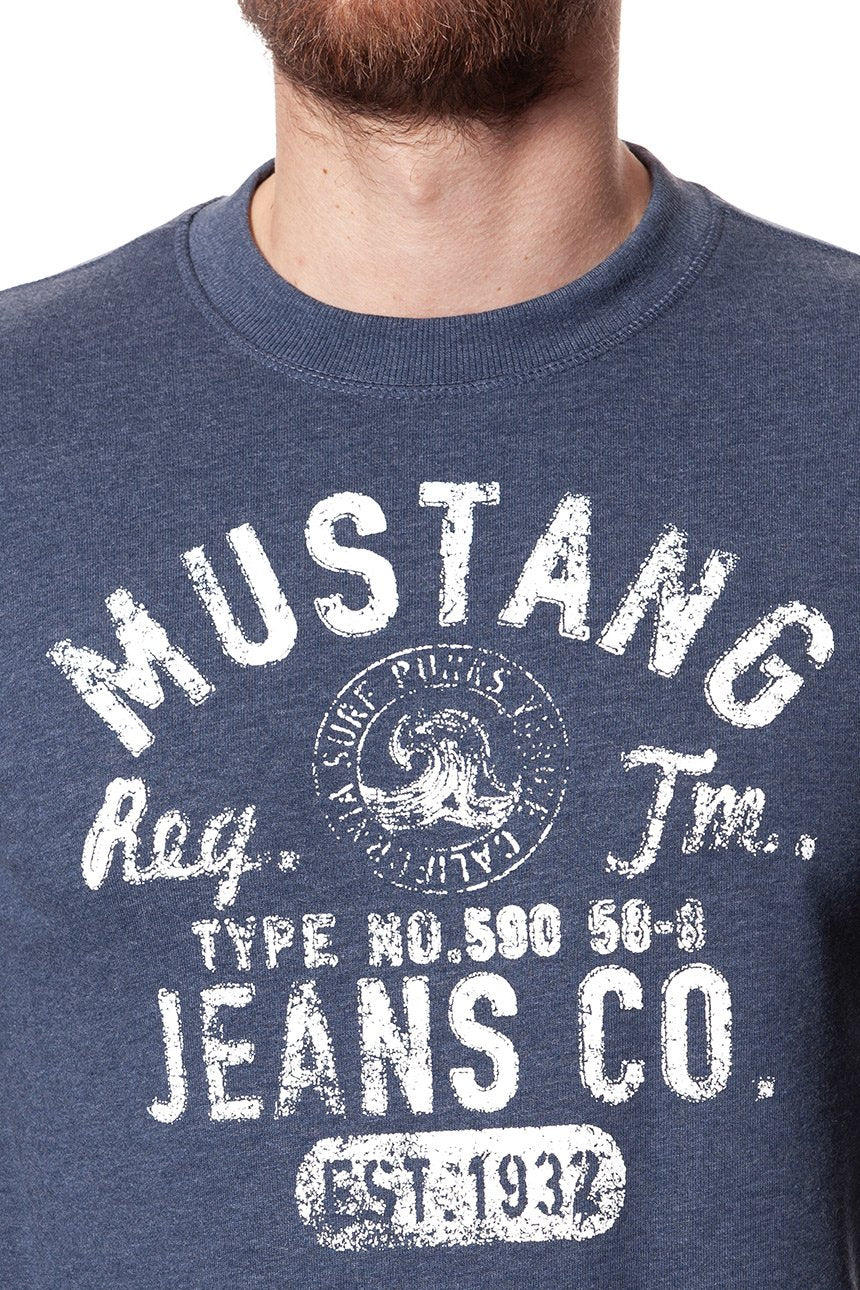 BLUZA MUSTANG MĘSKA Logo Sweatshirt 1007641 5370