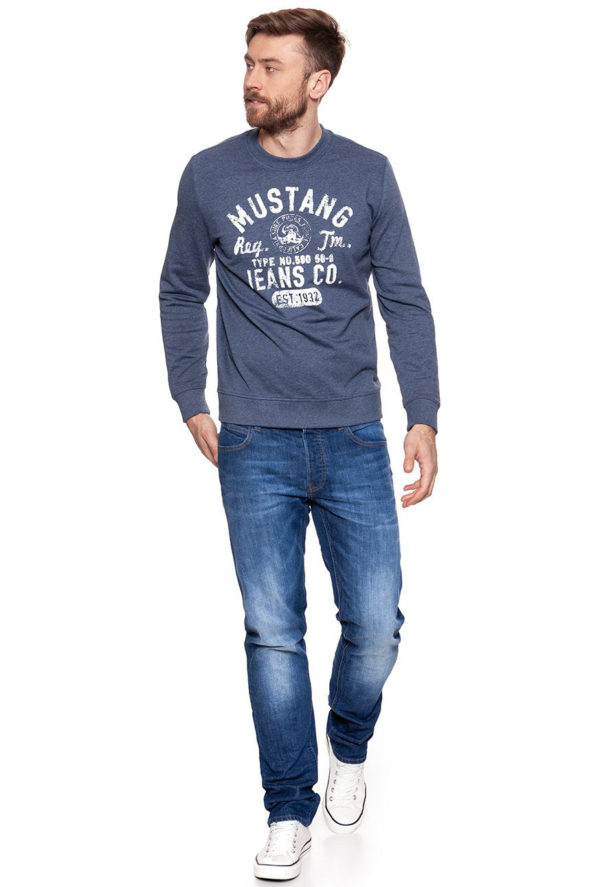 BLUZA MUSTANG MĘSKA Logo Sweatshirt 1007641 5370