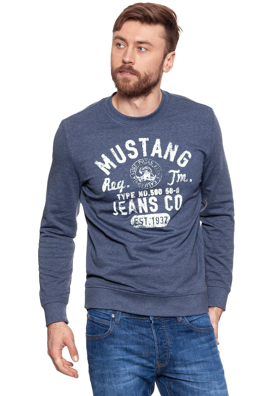 BLUZA MUSTANG MĘSKA Logo Sweatshirt 1007641 5370