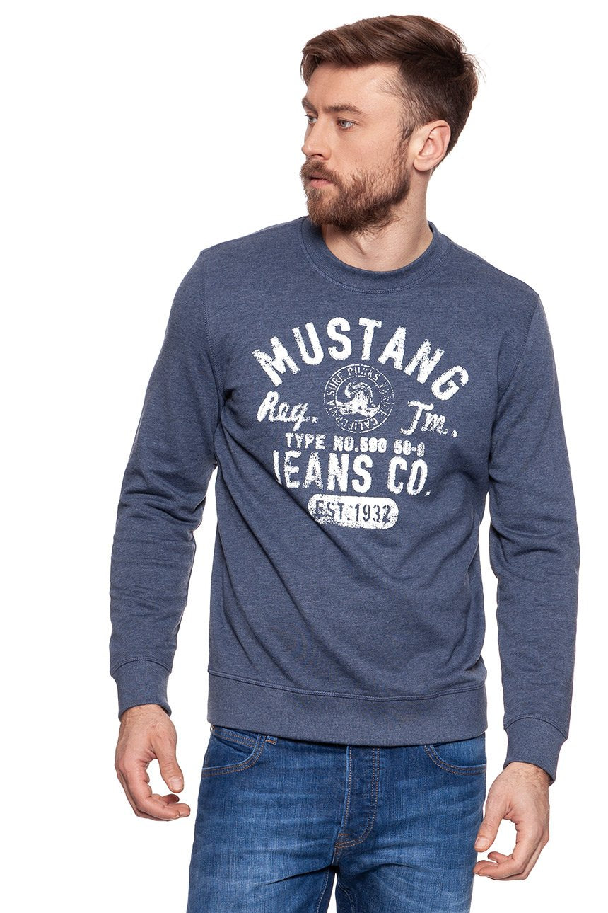 BLUZA MUSTANG MĘSKA Logo Sweatshirt 1007641 5370