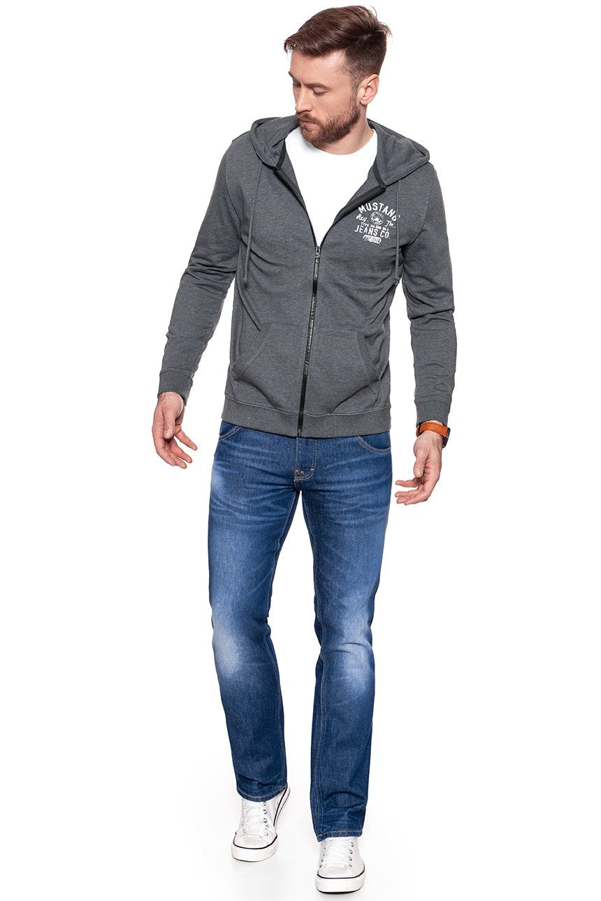 BLUZA MUSTANG MĘSKA Logo Sweatjacket 1007643 4151