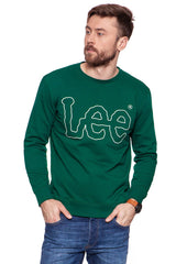 BLUZA MĘSKA LEE OUTLINE LOGO SWS EVERGREEN L80FQVEBA