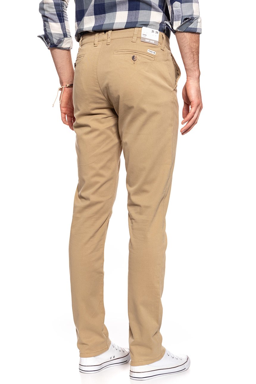 WRANGLER SPODNIE MĘSKIE CHINO GOLDEN SAND W16LRN223