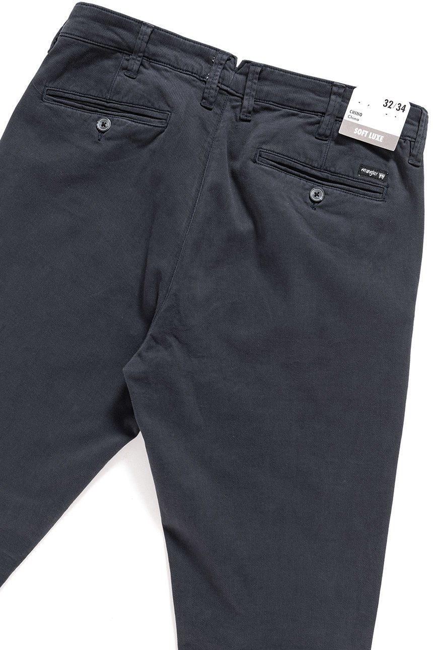 WRANGLER SPODNIE MĘSKIE CHINO NAVY W16LRN114