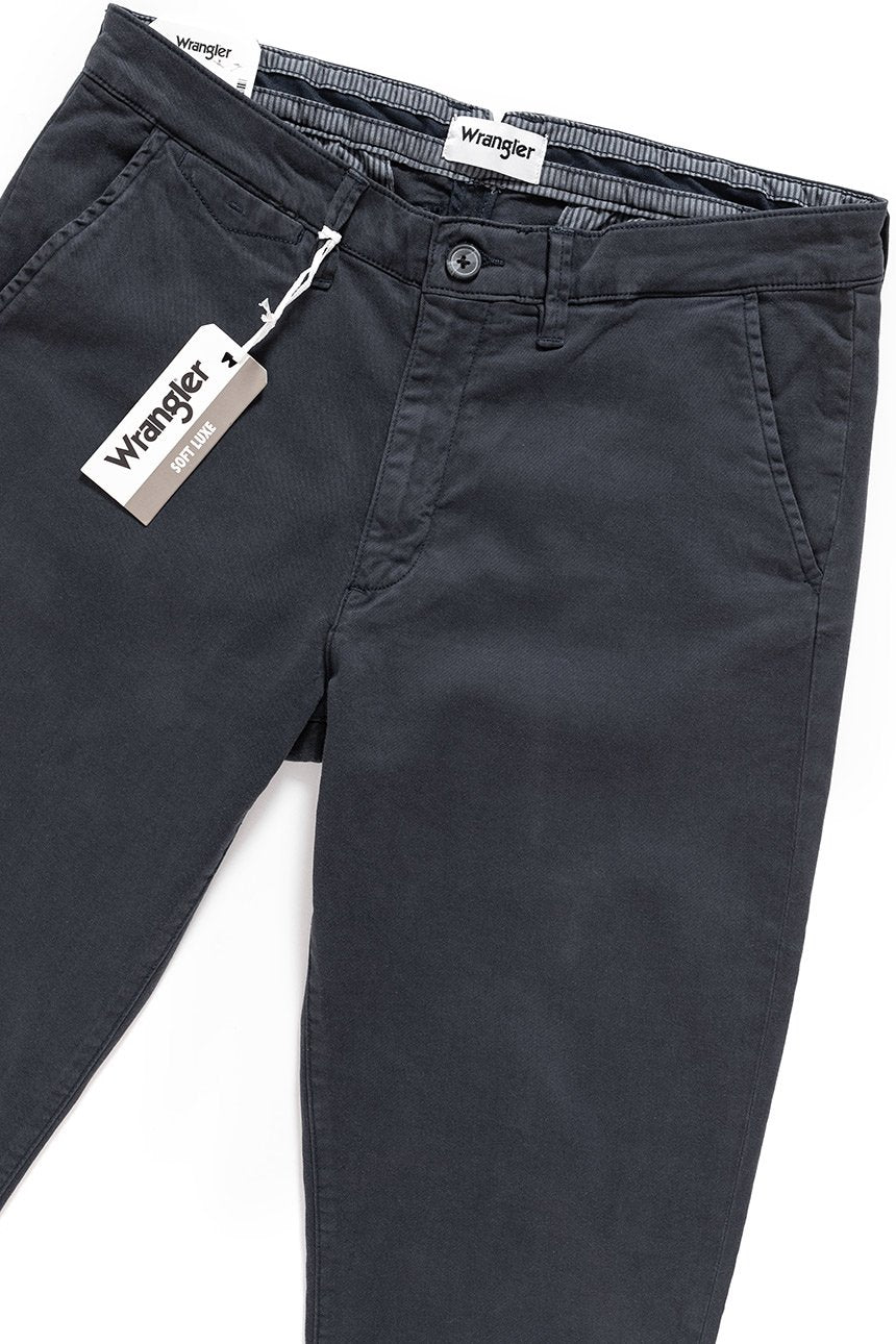 WRANGLER SPODNIE MĘSKIE CHINO NAVY W16LRN114