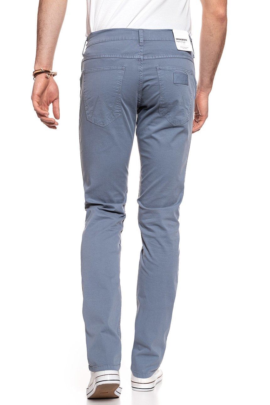 WRANGLER SPODNIE MĘSKIE GREENSBORO FLINSTONE BLUE W15QMM13F