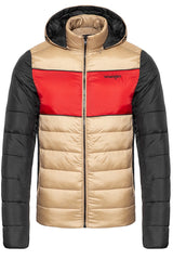 KURTKA ZIMOWA WRANGLER 3COL PUFFER JKT CLAY BEIGE W4729WMWM