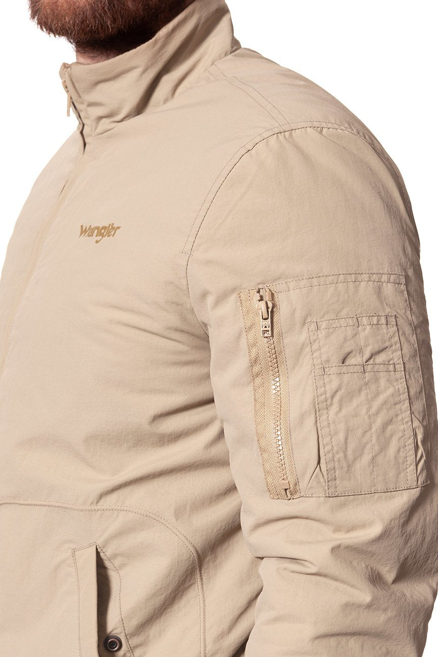 KURTKA WRANGLER CLASSIC BOMBER CLAY BEIGE W4732XIWM