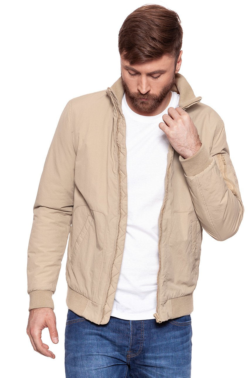 KURTKA WRANGLER CLASSIC BOMBER CLAY BEIGE W4732XIWM