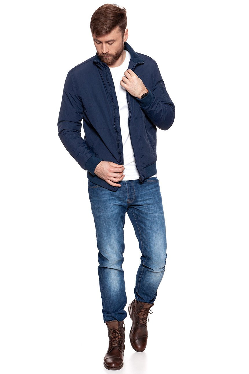 KURTKA WRANGLER CLASSIC BOMBER NAVY W4732XI35