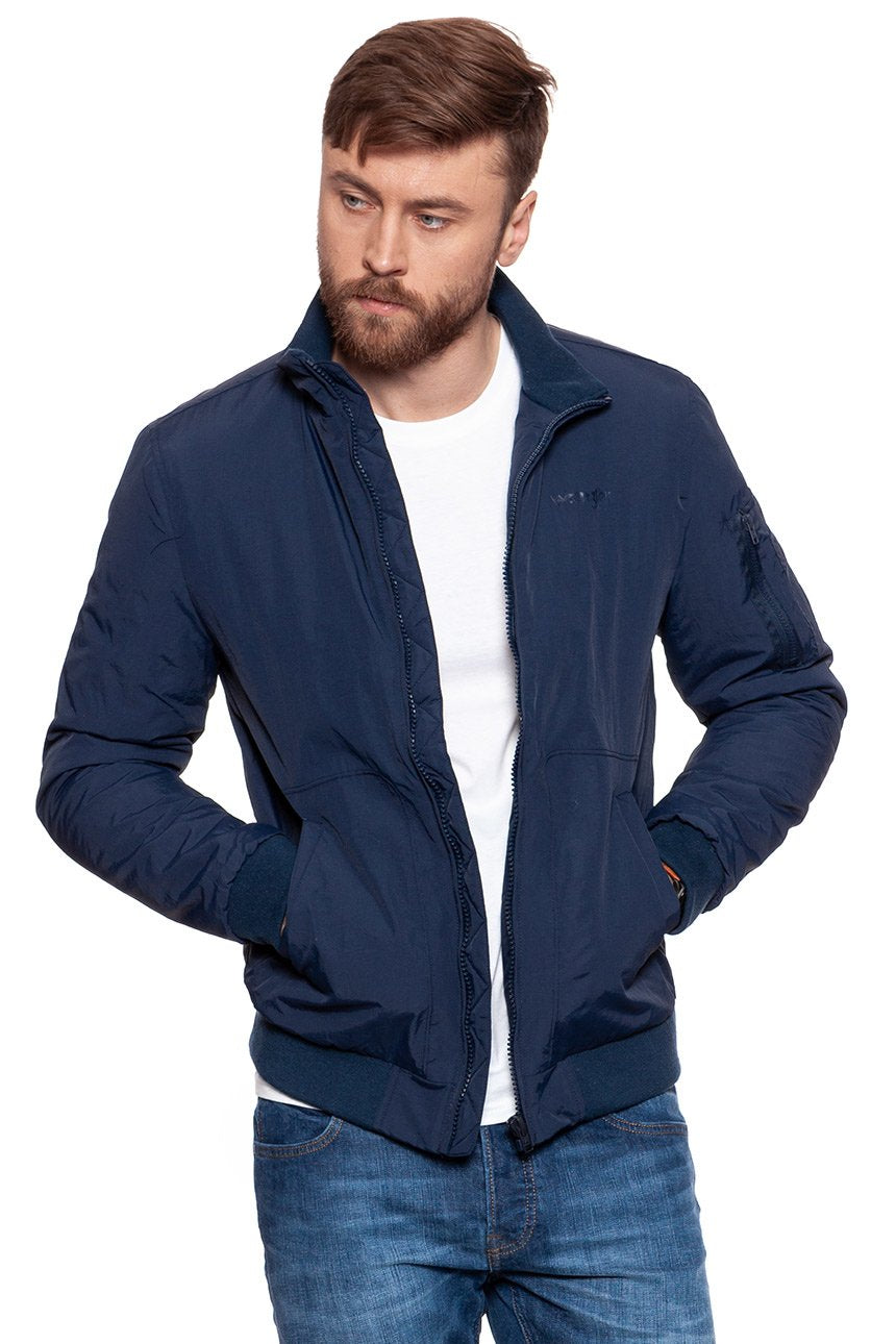 KURTKA WRANGLER CLASSIC BOMBER NAVY W4732XI35