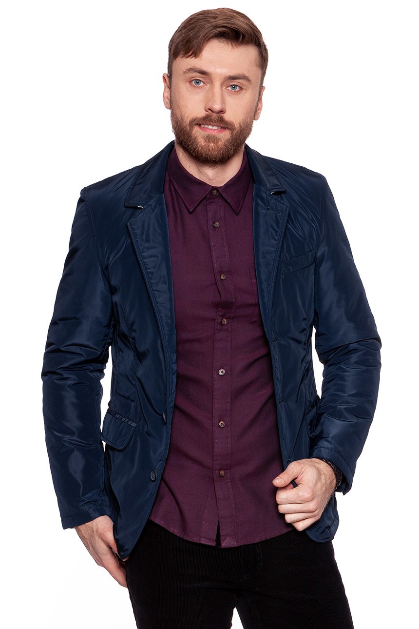 MĘSKA MARYNARKA WRANGLER BLAZER DARK NAVY W4742VMAE