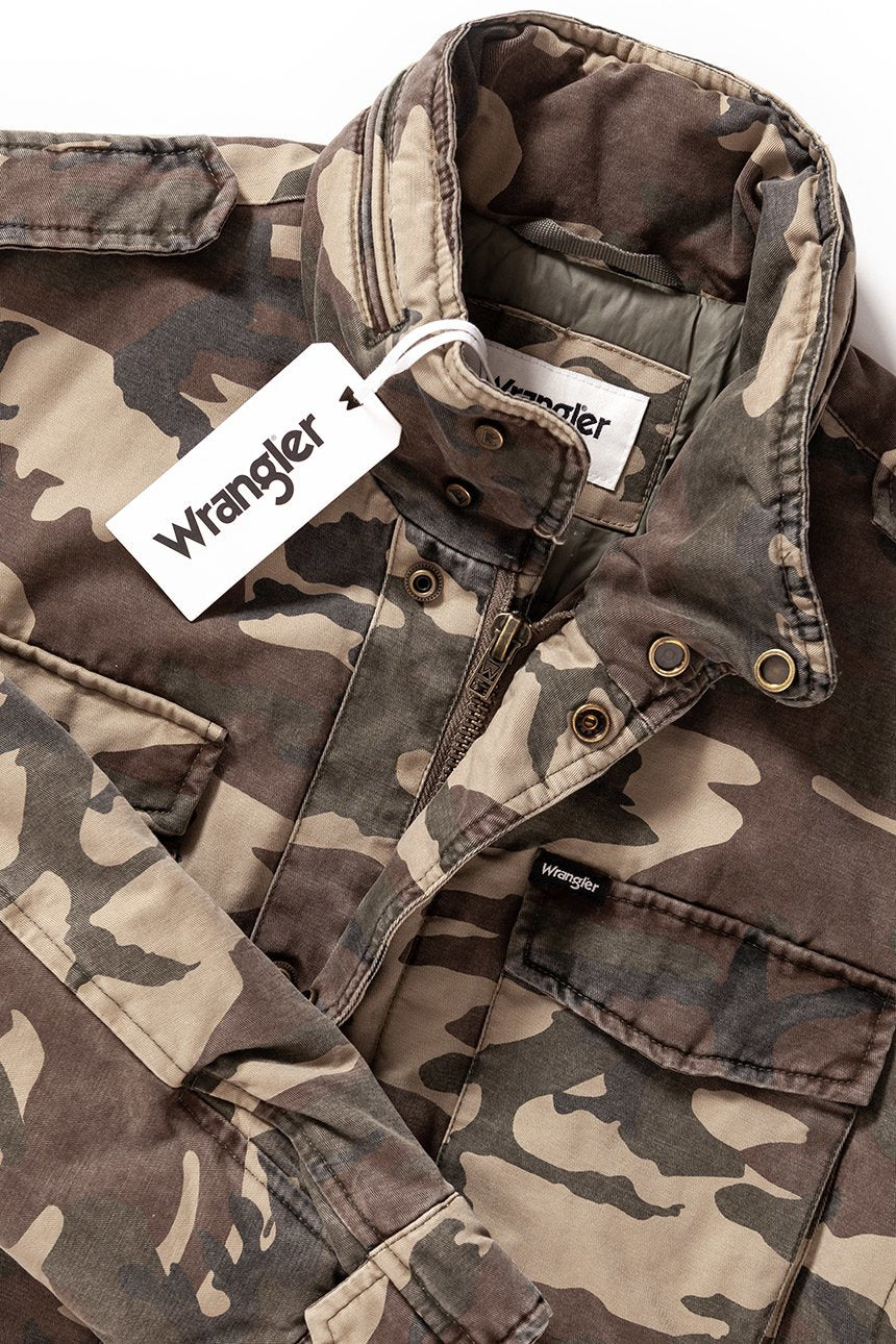 KURTKA ZIMOWA WRANGLER FIELD JACKET CAMOUFLAGE W4730VRX3