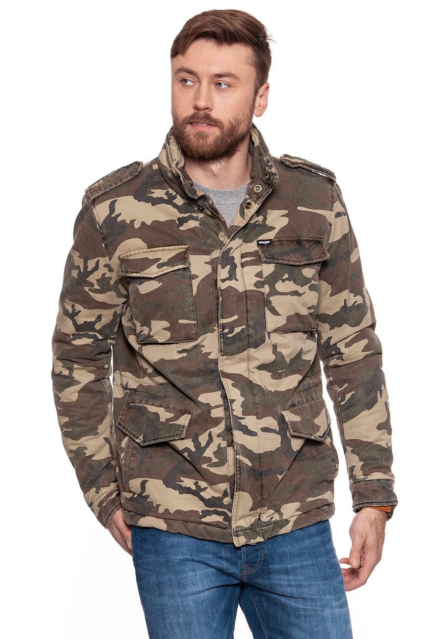 KURTKA ZIMOWA WRANGLER FIELD JACKET CAMOUFLAGE W4730VRX3