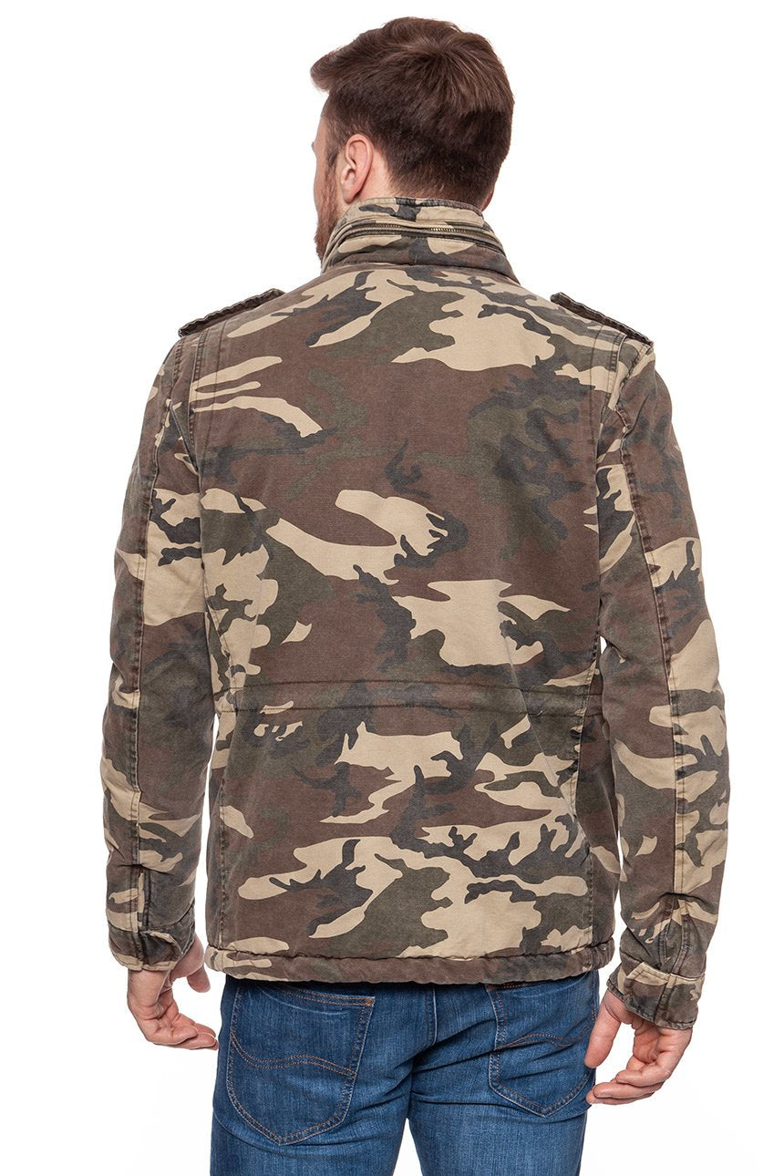 KURTKA ZIMOWA WRANGLER FIELD JACKET CAMOUFLAGE W4730VRX3