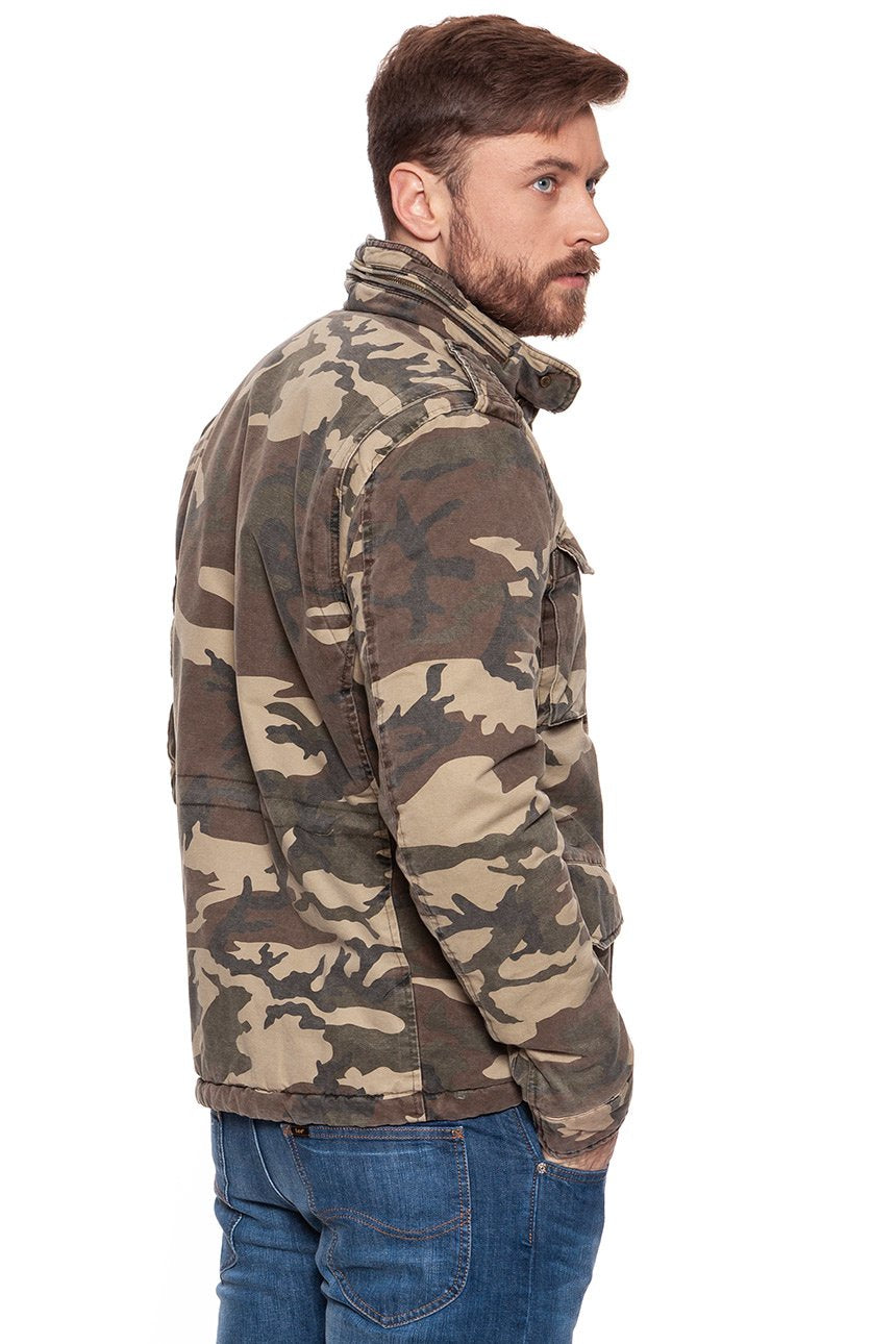 KURTKA ZIMOWA WRANGLER FIELD JACKET CAMOUFLAGE W4730VRX3