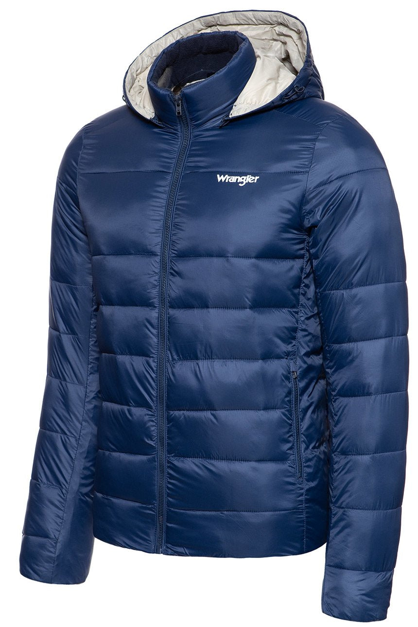 KURTKA ZIMOWA WRANGLER PUFFER JACKET NAVY W4725X435