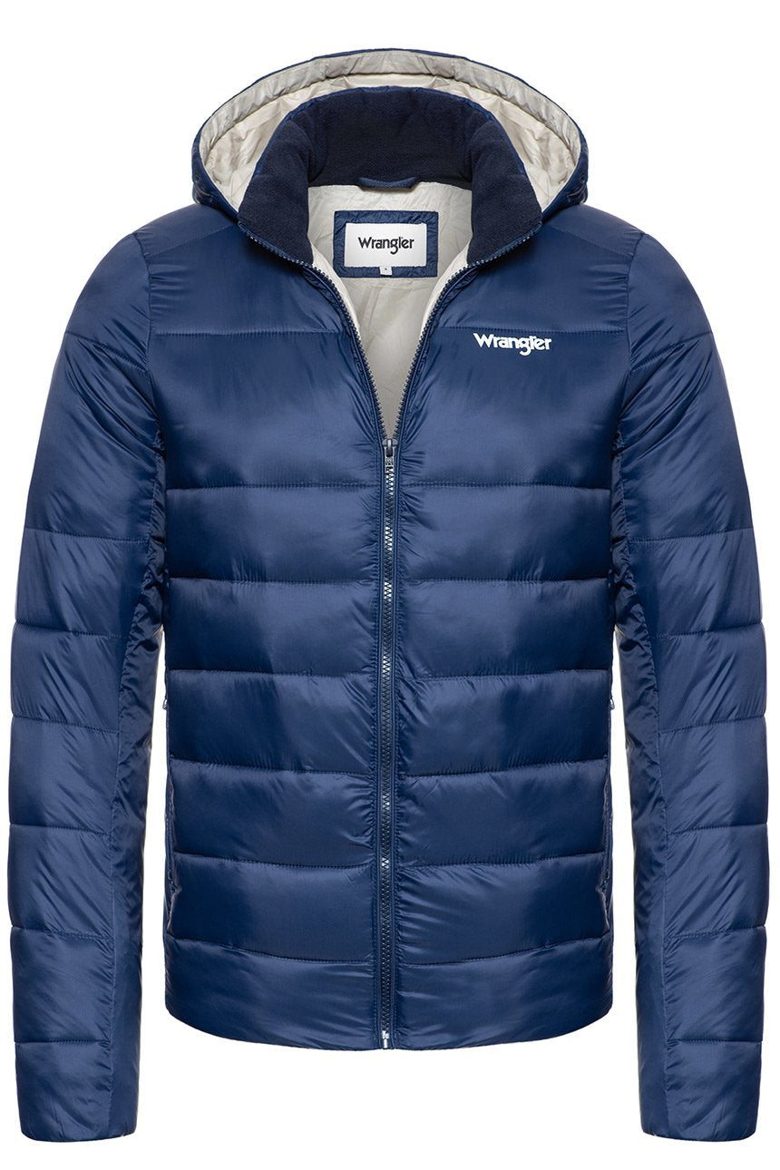 KURTKA ZIMOWA WRANGLER PUFFER JACKET NAVY W4725X435