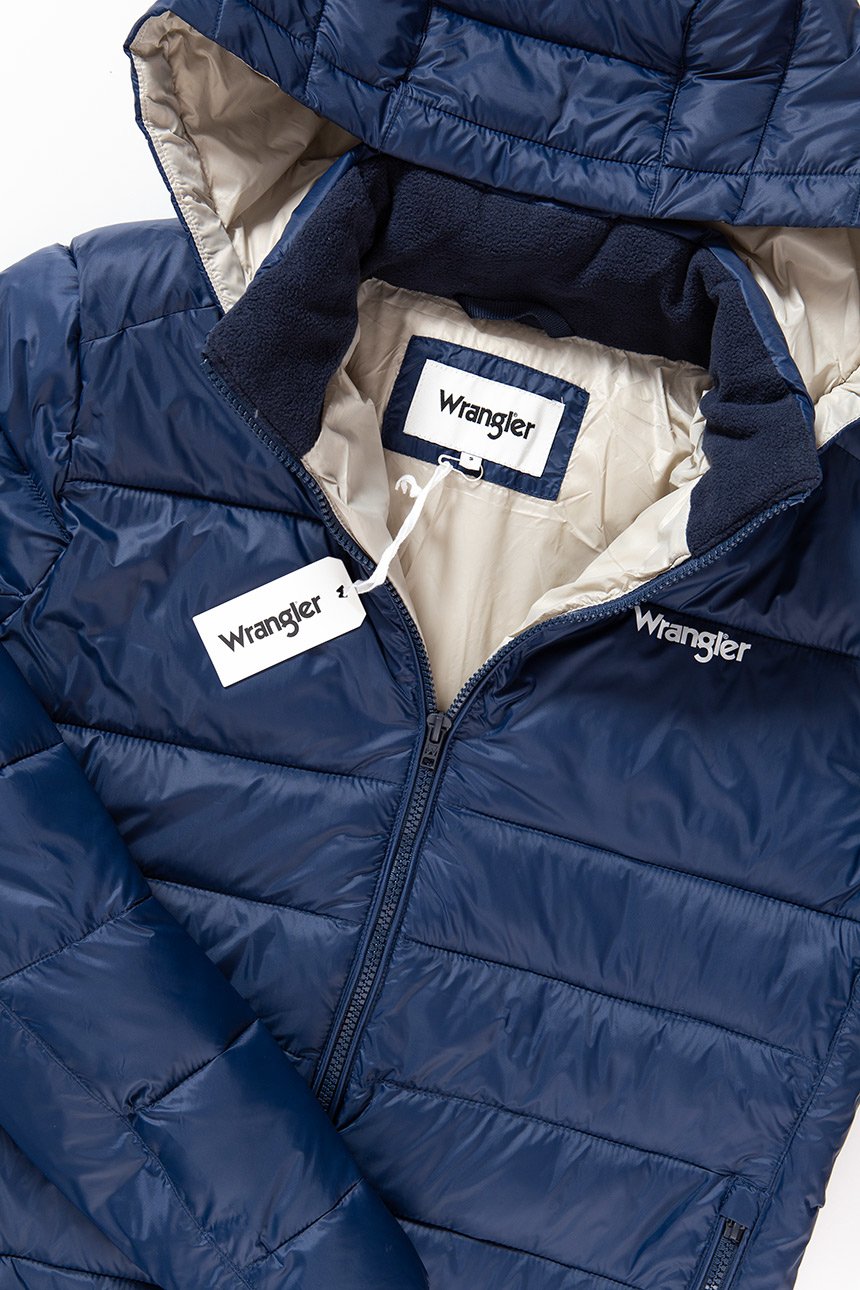 KURTKA ZIMOWA WRANGLER PUFFER JACKET NAVY W4725X435