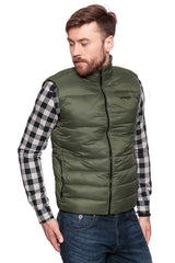 MĘSKI BEZRĘKAWNIK WRANGLER PUFFER VEST DUSTY OLIVE W4723X445